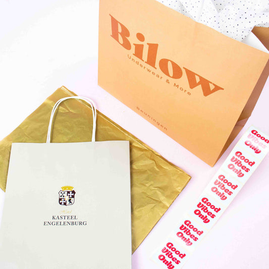 Basic Papiertüte 24x9x24cm Druck