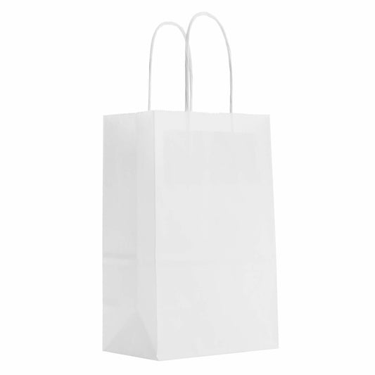 50x Papiertüten weiß in verschiedenen Größen