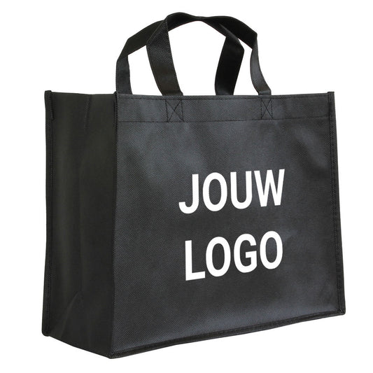 Shopper Druck Schwarz Non woven 32x12x25cm - Express