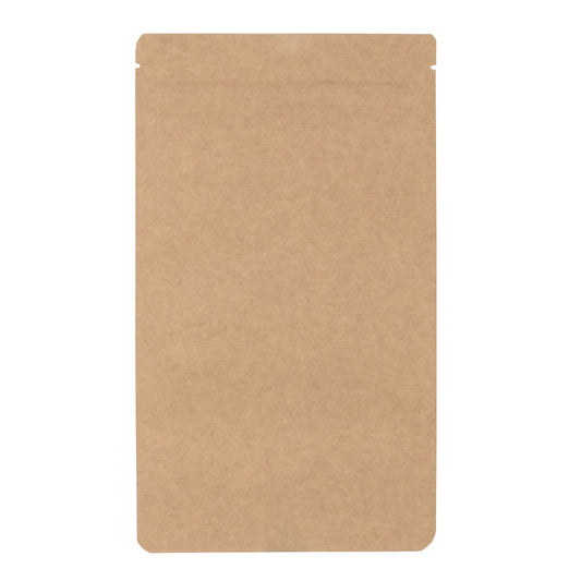 100x Standbodenbeutel Braun 13x22,5cm