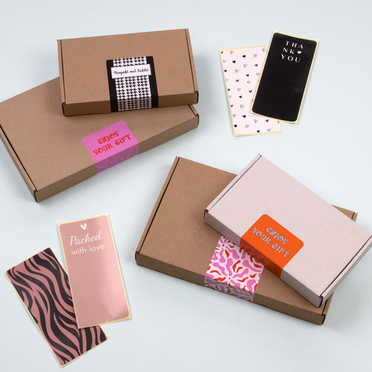 100x Verschlussetiketten 'Thank You'
