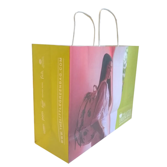 Basic Papiertasche 31x12x25cm Druck