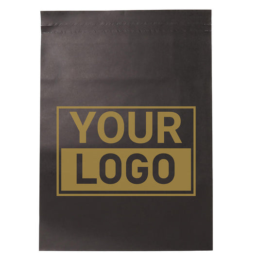 Papier versandtaschen schwarz bedrucken M