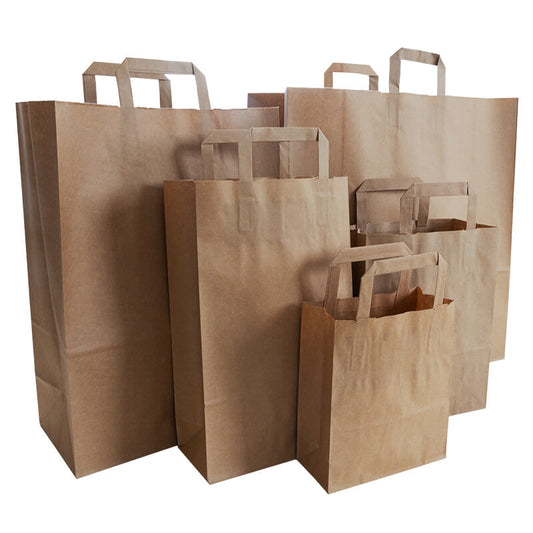 50x Budget Taschen Braun S