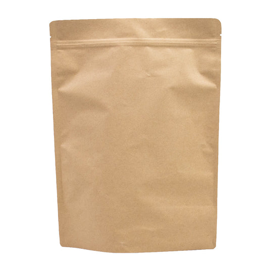 100x Standbodenbeutel Braun 21x31cm