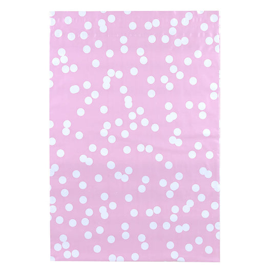 100x Versandtaschen Dots Rosa Medium