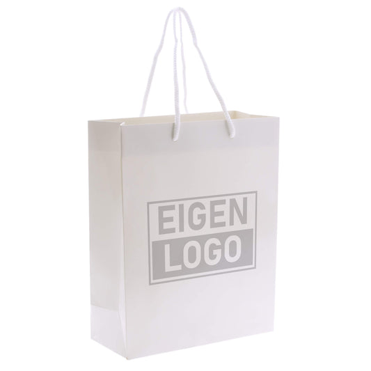 Geschenktüte drucken Weiß A4