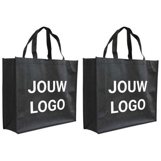 Shopper Druck Schwarz Non woven 42x12x35cm - Express