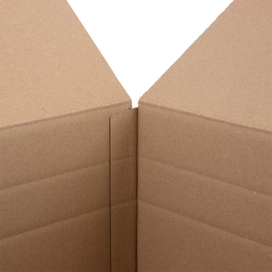 Kartons Braun einfache Wellpappe 500x400x200mm + Rilllinien