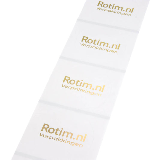 Aufkleber bedrucken lassen - Rund - Metallic
