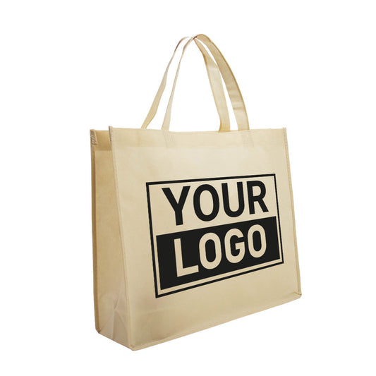 Shopper Druck Beige Non woven 42x12x35cm - Express