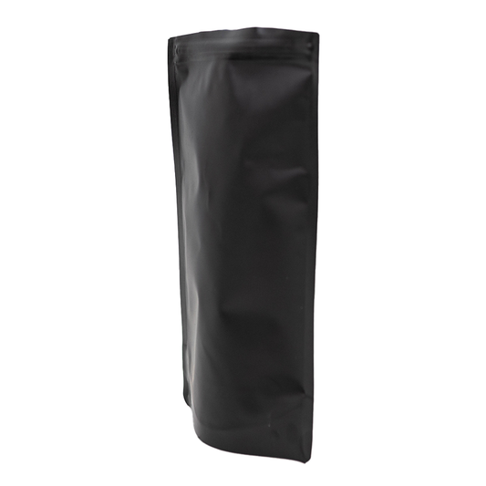 100x Standbodenbeutel Schwarz 16x27cm