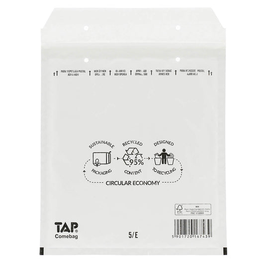 100x Luftpolstertasche E Weiß Innenmaß 22x26,5cm