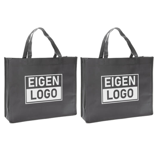 Shopper Druck Grau Non woven 42x12x35cm - Express