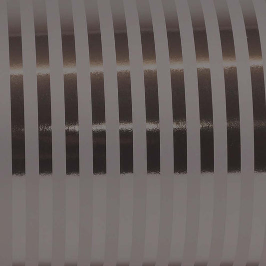 Geschenkpapier Schwarz/Grau Metallisierte Streifen 30cm x 100mtr