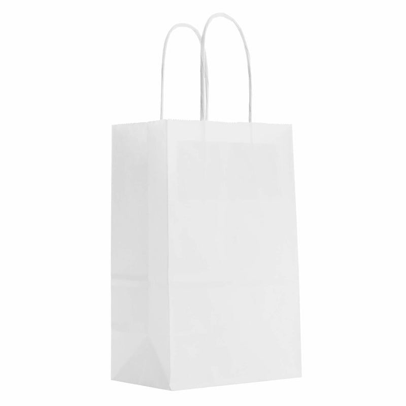 50x Papiertüten weiß in verschiedenen Größen