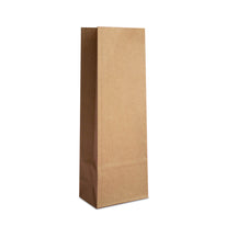 250x Blockbodenbeutel Braun Kraft 10x6x27cm
