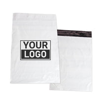 Weiße Versandtaschen drucken Small