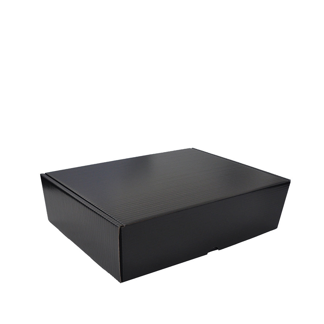 25x Postkartons  Schwarz 610x329x135mm