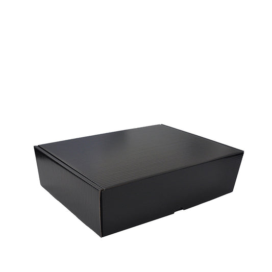 25x Postkartons  Schwarz 280x190x75mm