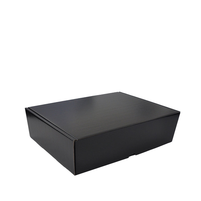 25x Postkartons  Schwarz 610x329x135mm