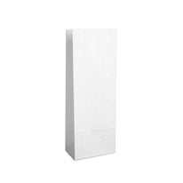 250x Blockbodenbeutel Weiß Kraft 10x6x27cm