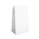 250x Blockbodenbeutel Weiß Kraft 18x11x30cm