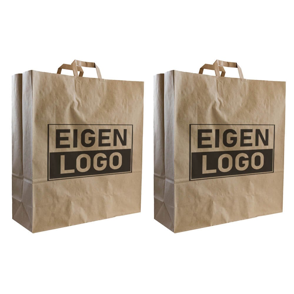 Budget-Papiertasche 46x16x49cm - Logo-Druck
