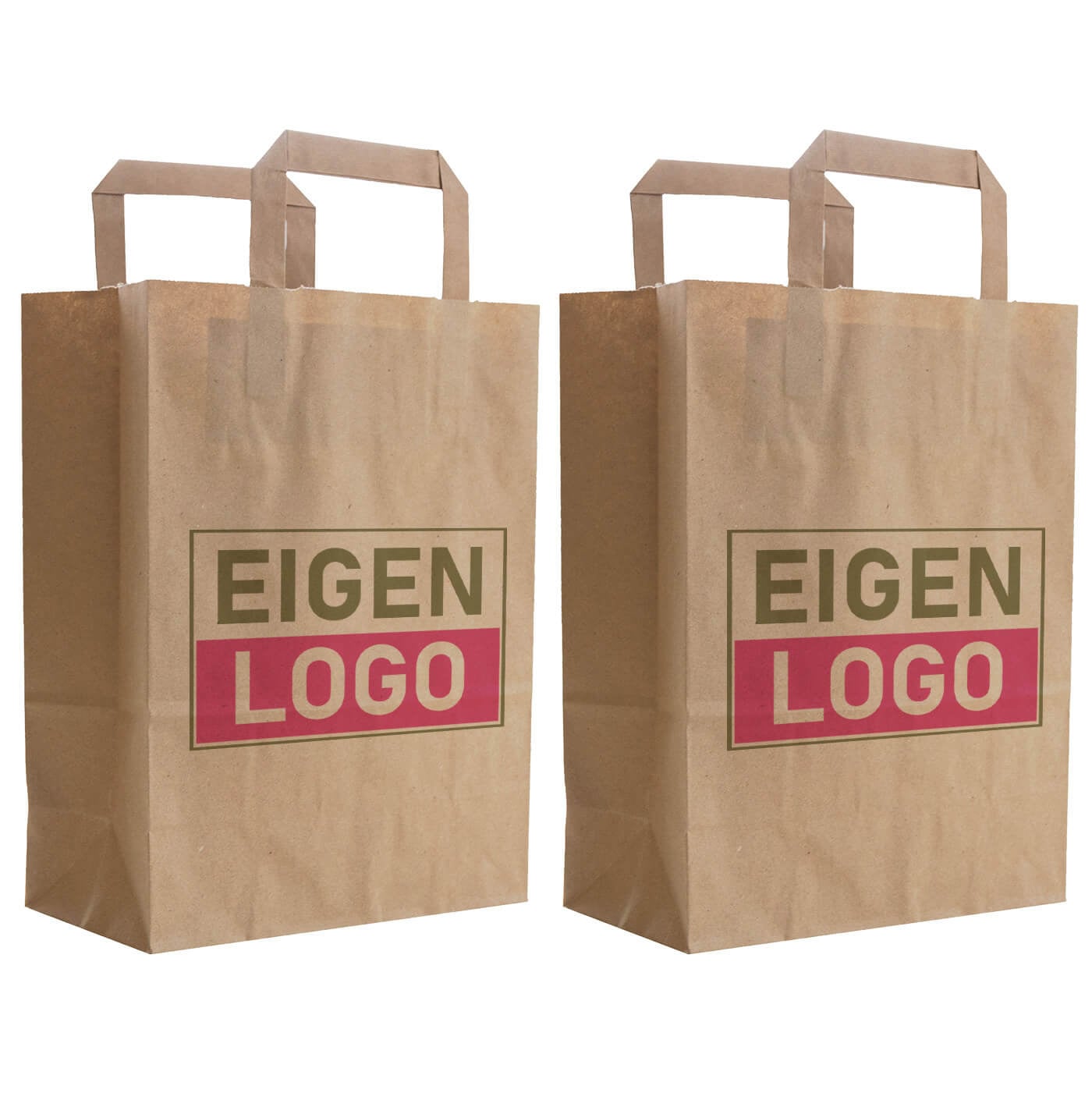 Budget-Papiertasche 22x12x29cm - Logo-Druck