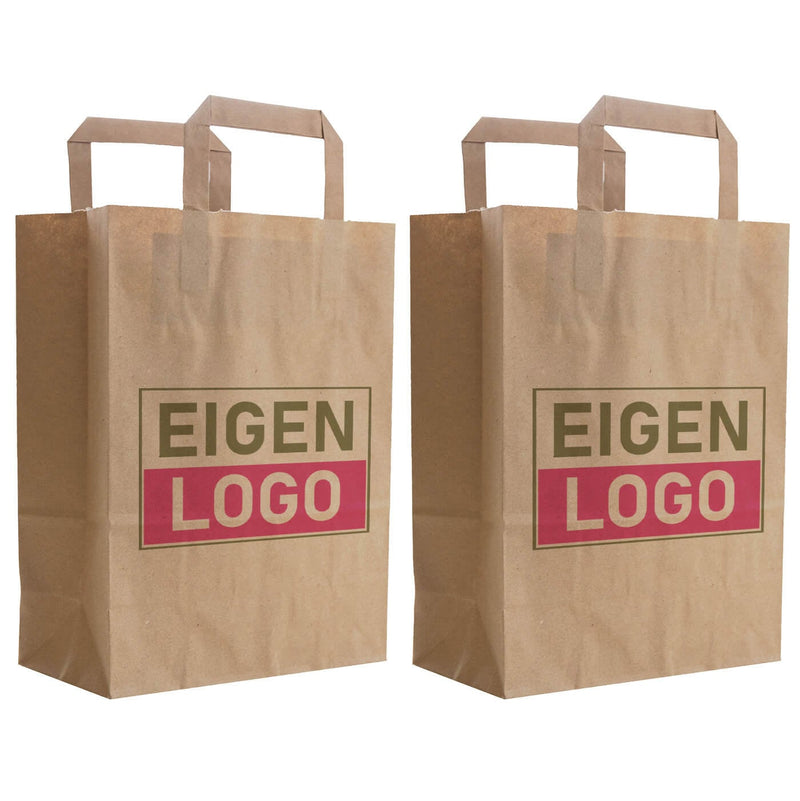Budget-Papiertasche 22x12x29cm - Logo-Druck