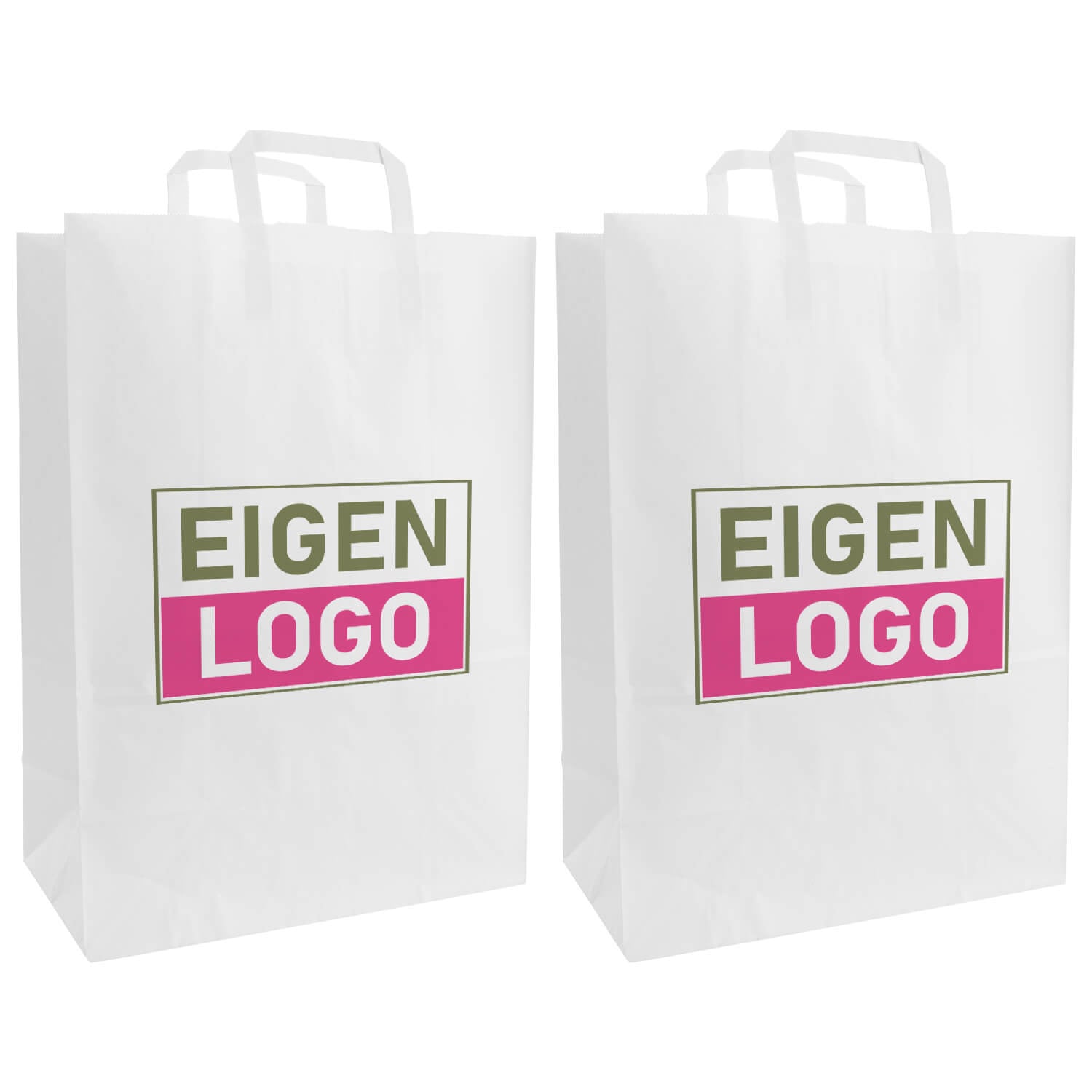 Budget-Papiertasche 32x13x41cm (A3)- Logo-Druck