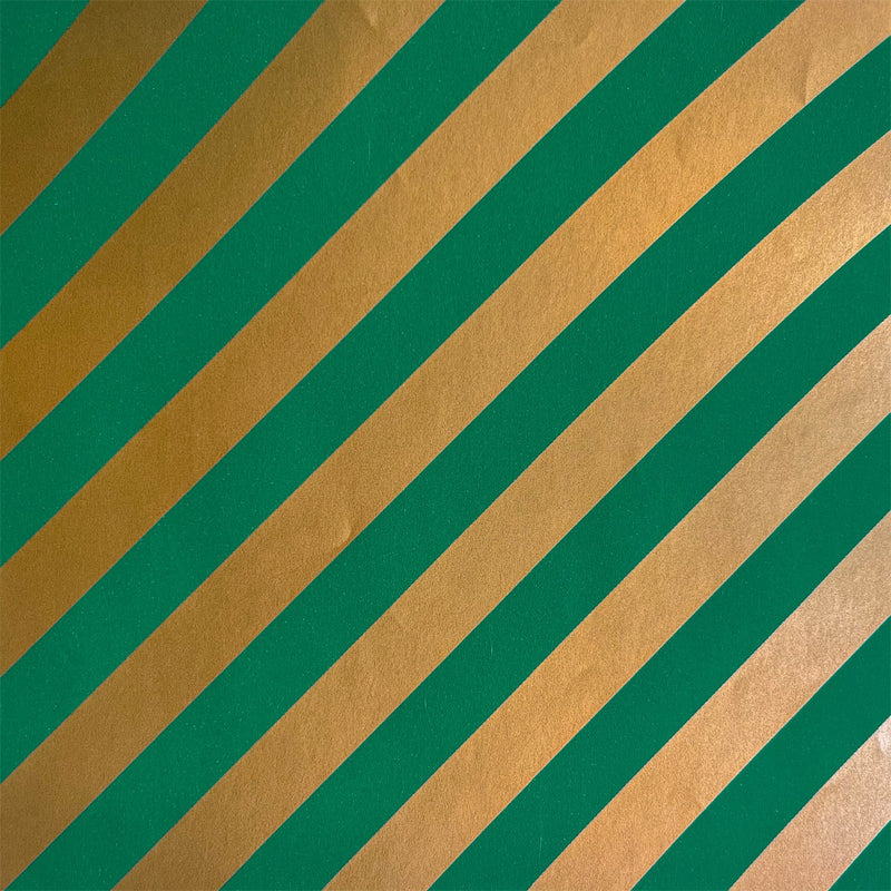 Geschenkpapier Forest Gold Stripe 30cm x 200mtr