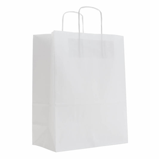 50x Papiertüten weiß in verschiedenen Größen