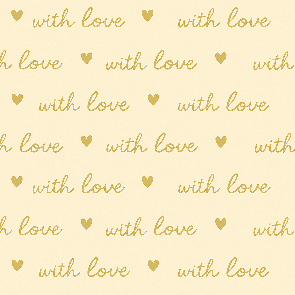 Geschenkpapier Love Notes 30cm x 200mtr