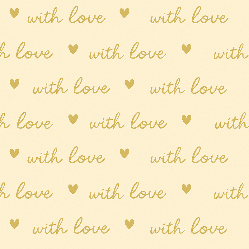 Geschenkpapier Love Notes 30cm x 200mtr