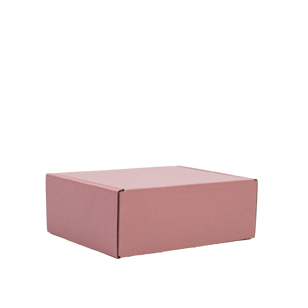 25x Postkartons Altrosa 160x130x90mm