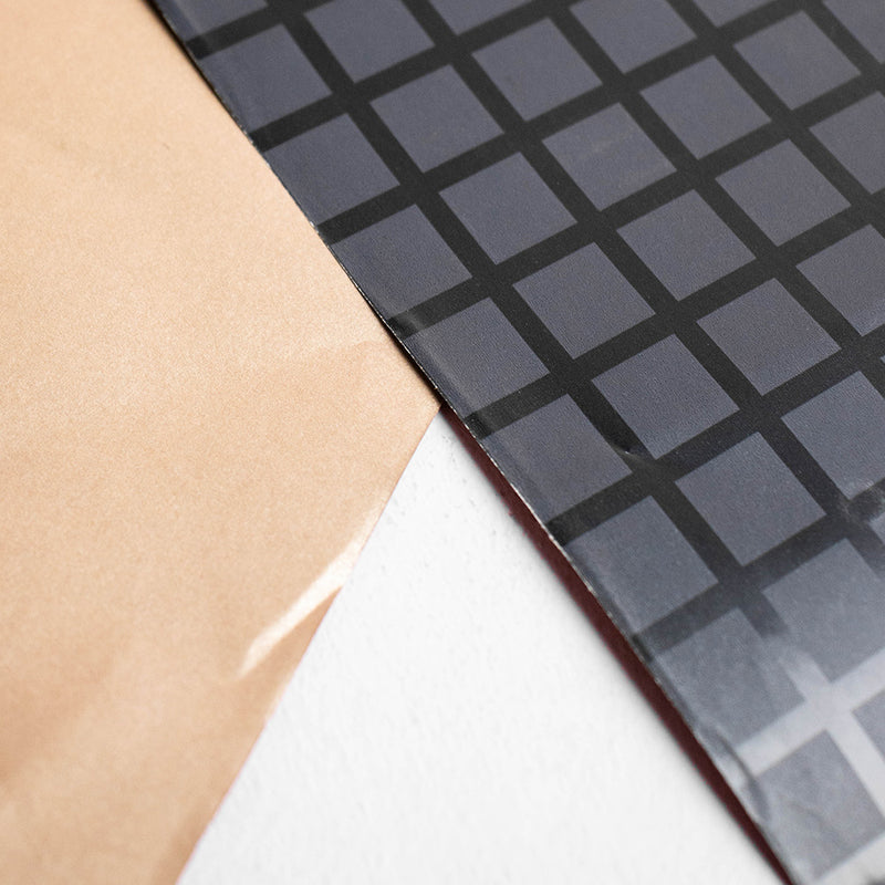 Geschenkpapier Schwarze Quadrate 50cm x 200mtr