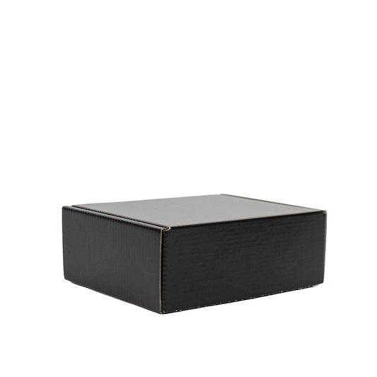 25x Postkartons Schwarz 160x130x90mm