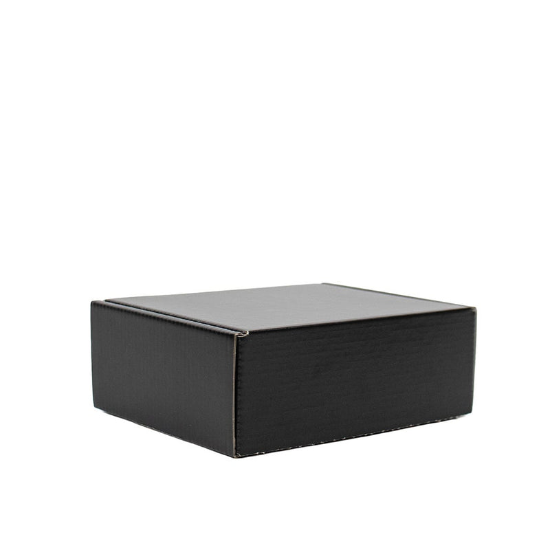 25x Postkartons Schwarz 160x130x90mm