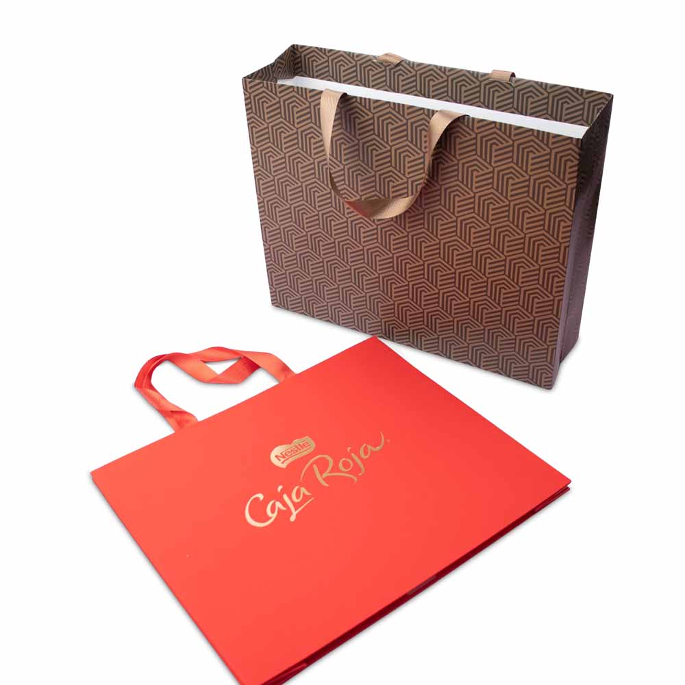 Luxus-Papiertaschen bedrucken 42x12x35cm