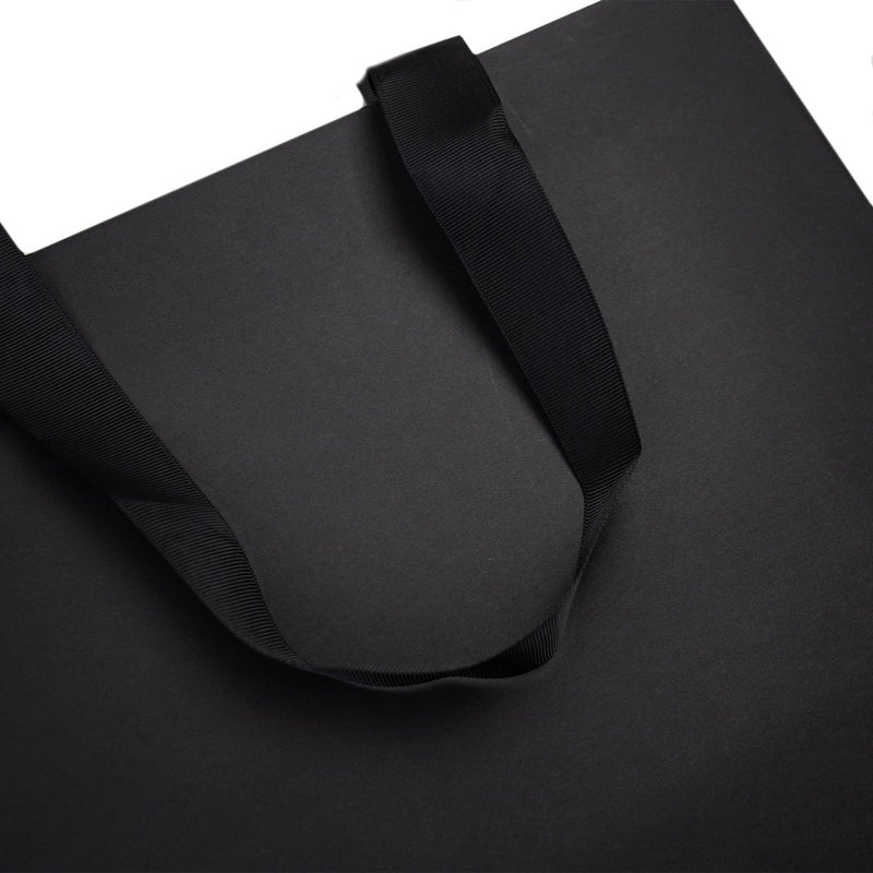 10x Geschenktüten Matt Schwarz A4