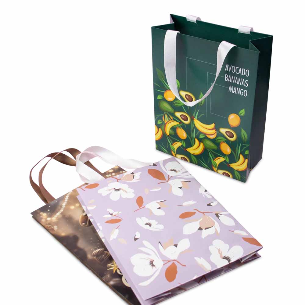 Luxus-Papiertaschen bedrucken 24x10x32cm