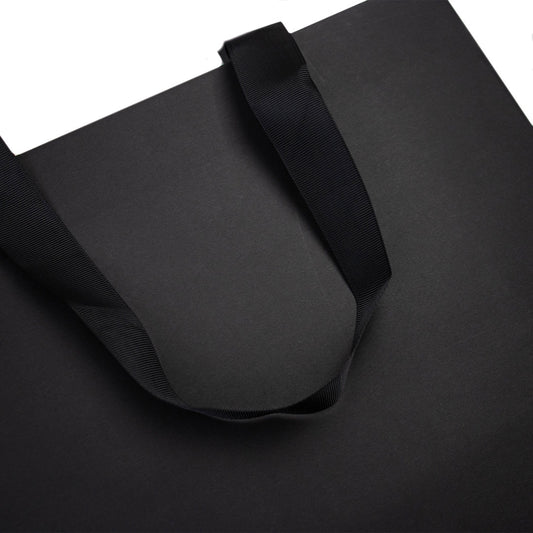 10x Geschenktüten Matt Schwarz A5