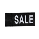 50x Kleidungsetiketten 3x6cm - SALE schwarz