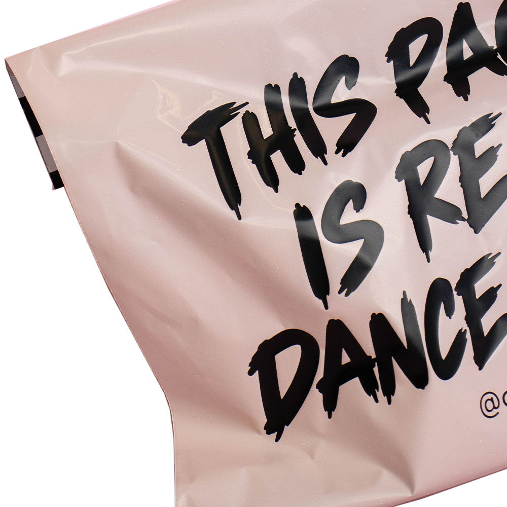Versandtaschen Rosa Querformat bedrucken XL