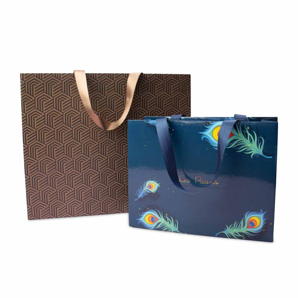 Luxus-Papiertaschen bedrucken 31x12x24cm