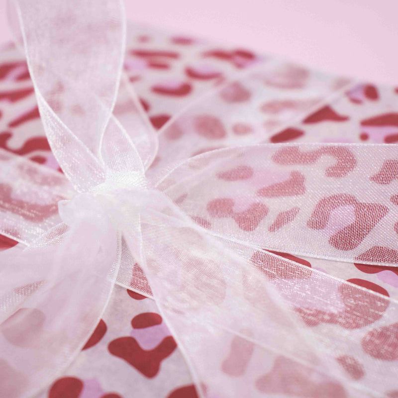 Organza  Geschenkband Champagner 25mm x 50m