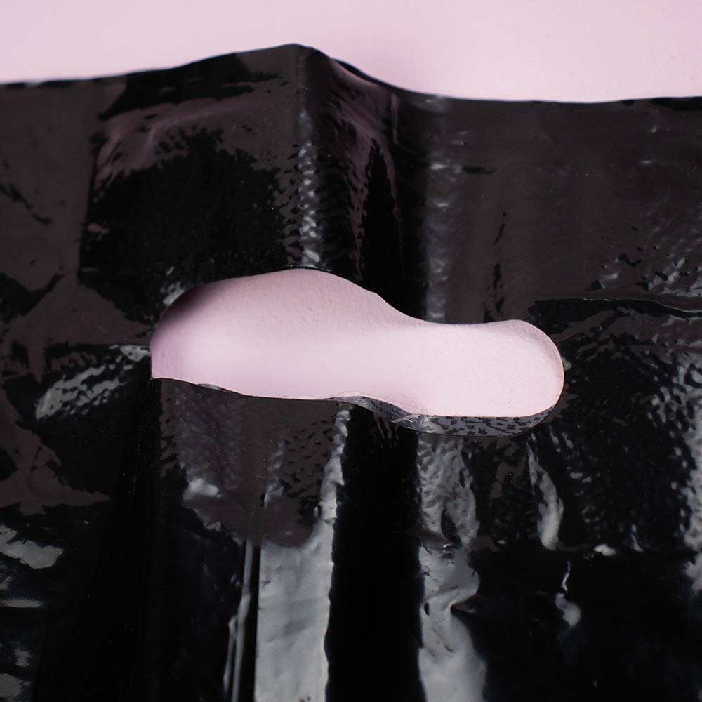 250x Plastiktüten 37x44+2x4cm Schwarz