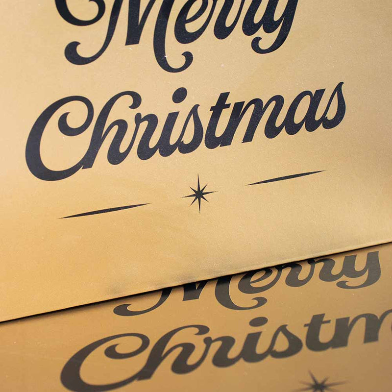 Weihnachtskartons Gold 280x190x75mm
