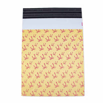 100x Versandtaschen Bows Yellow Medium
